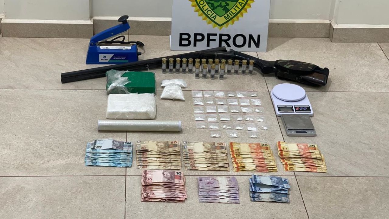 Operação conjunta fecha ponto de tráfico em Barracão e leva dois homens à prisão