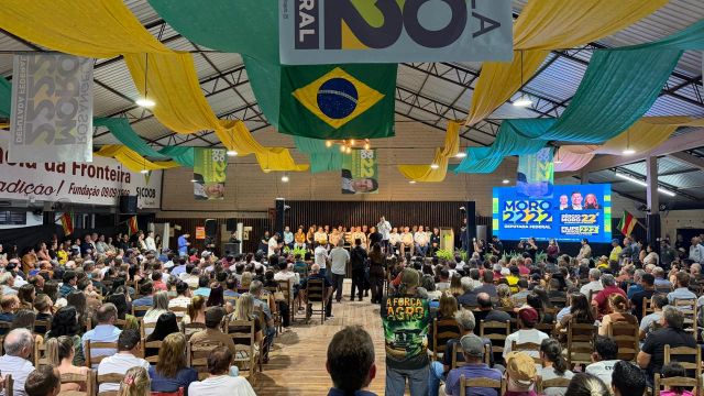 Imagem referente a notícia: Moro encerra passagem pelo Sudoeste com grande evento na fronteira e medidas para reforçar a segurança