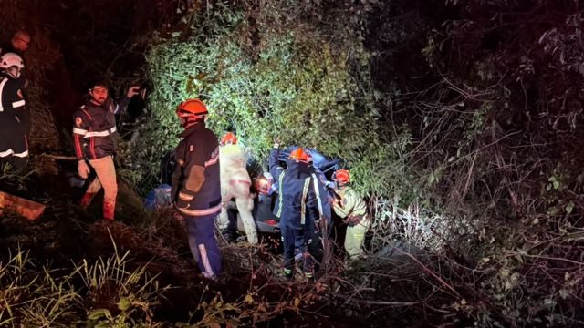 Médica fica ferida após Jeep Compass sair da pista e bater em árvores entre Chopinzinho e Coronel Vivida