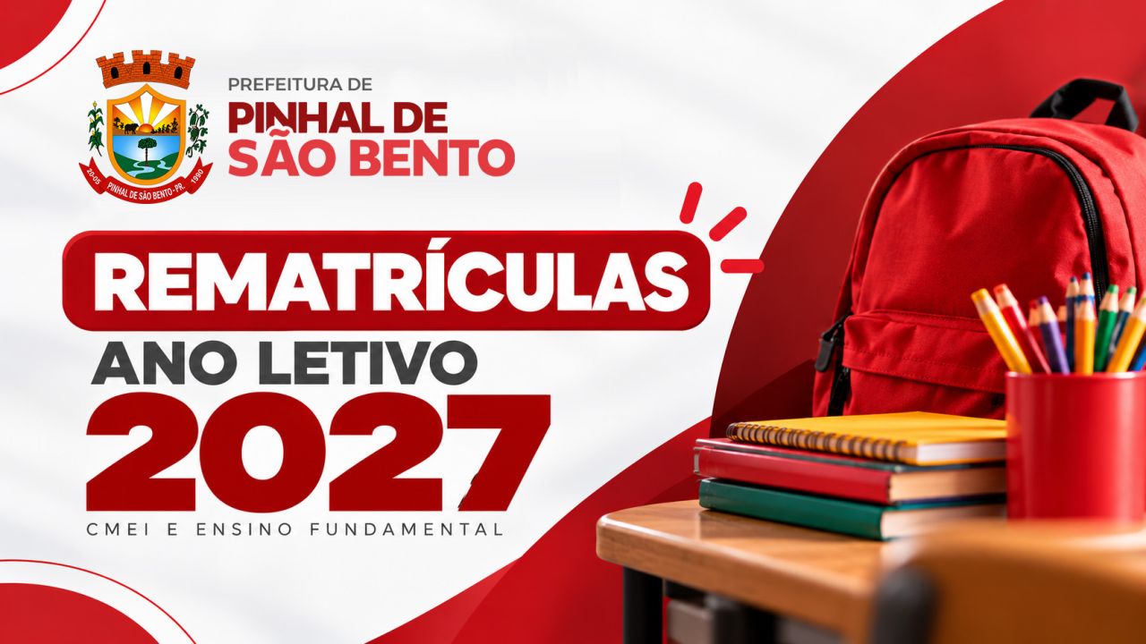 Pinhal de São Bento inicia período de rematrículas para o ano letivo de 2027