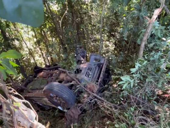 Grave acidente na PR-493 deixa duas pessoas feridas em Dois Vizinhos