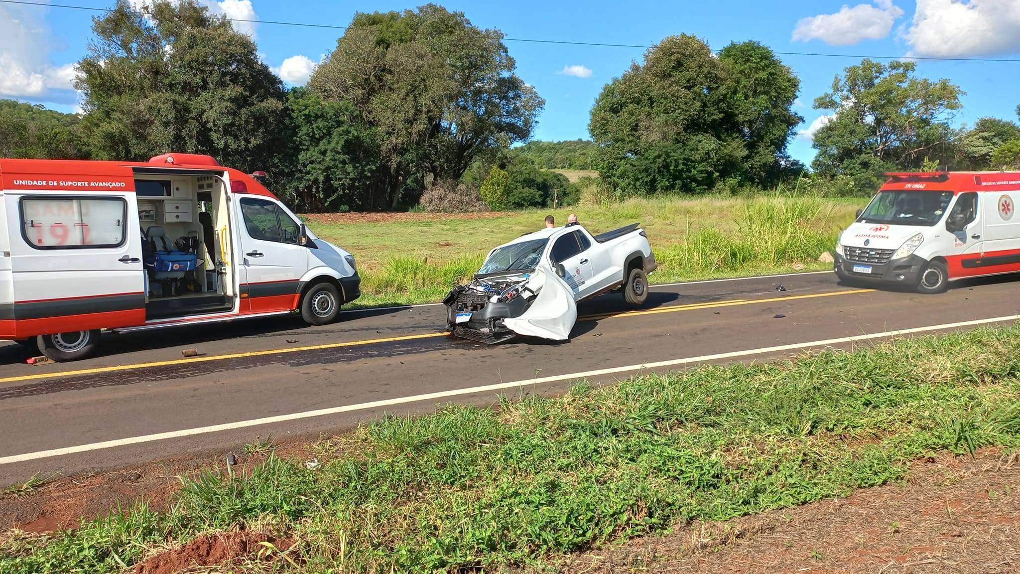 Acidente na PR-886 entre Santa Izabel do Oeste e Ampére deixa uma vítima fatal