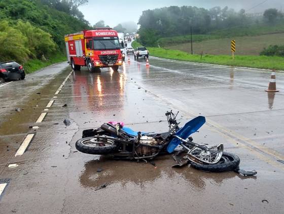 Duas pessoas morrem em grave acidente na BR-163 em Guaraciaba