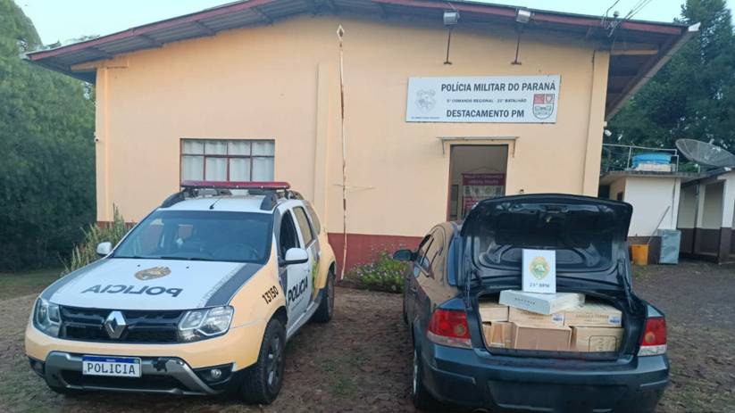 Polícia Militar do Paraná apreende veículo carregado com vinho oriundo da Argentina em Flor da Serra