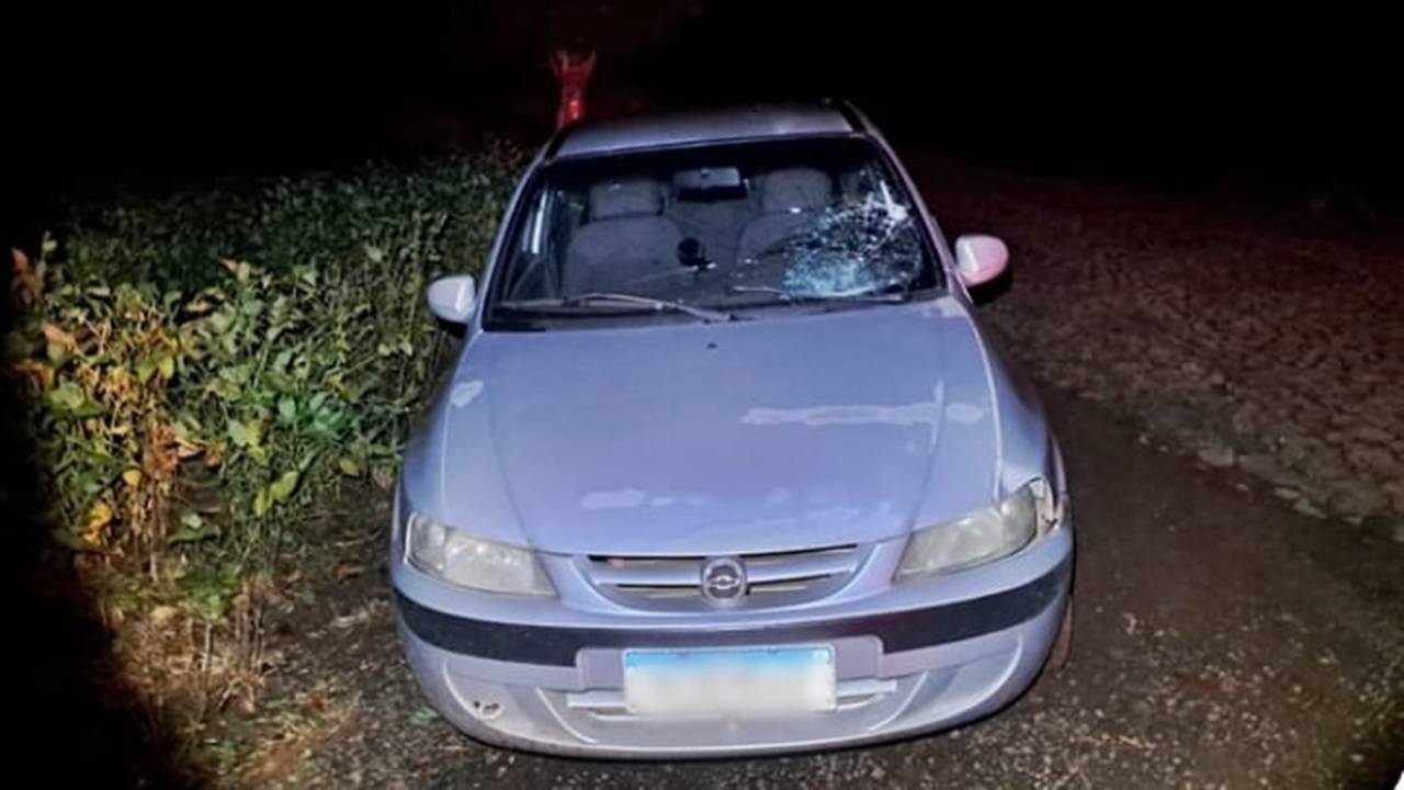 Criança de 9 anos é atropelada por carro na PR-481 em Santo Antônio do Sudoeste