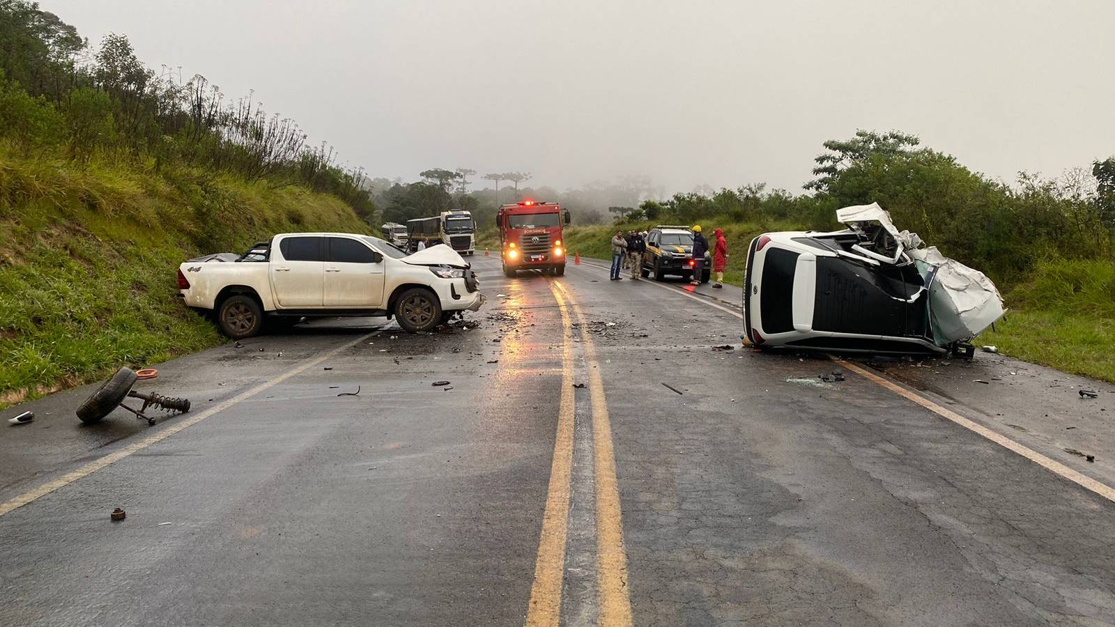 Condutor de 40 anos morre em violenta colisão na BR-373 em Chopinzinho