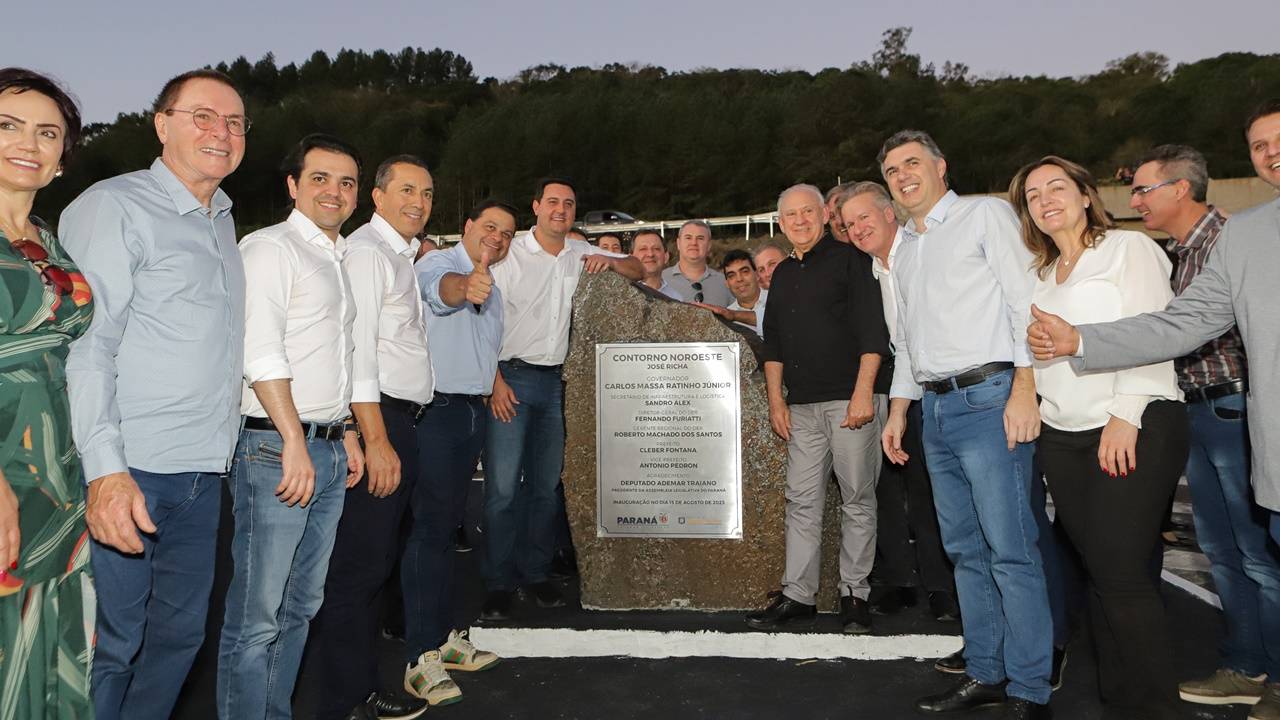 Nova ligação no Sudoeste: governador inaugura o Contorno Noroeste de Francisco Beltrão