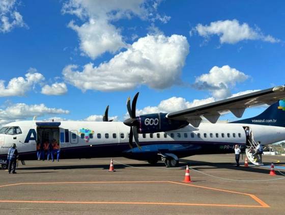 Azul começa a operar Voo direto entre Pato Branco e Campinas