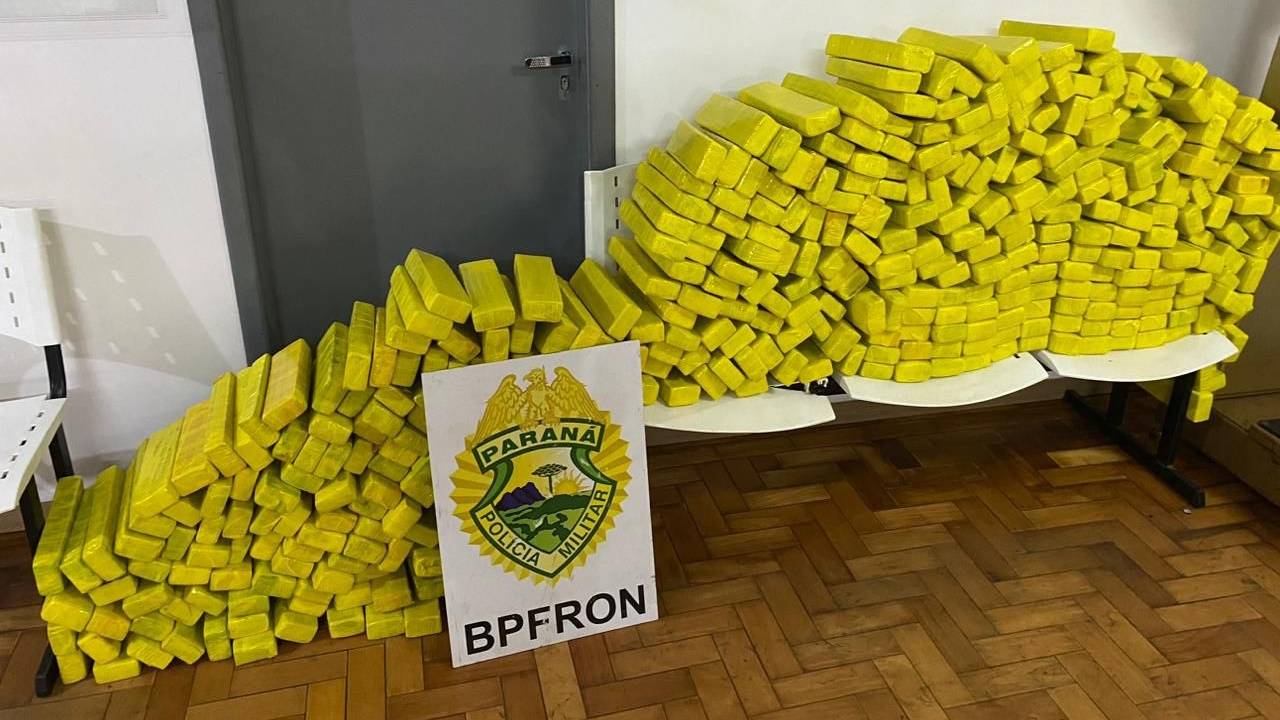 BPFRON apreende 283kg de droga em Capanema