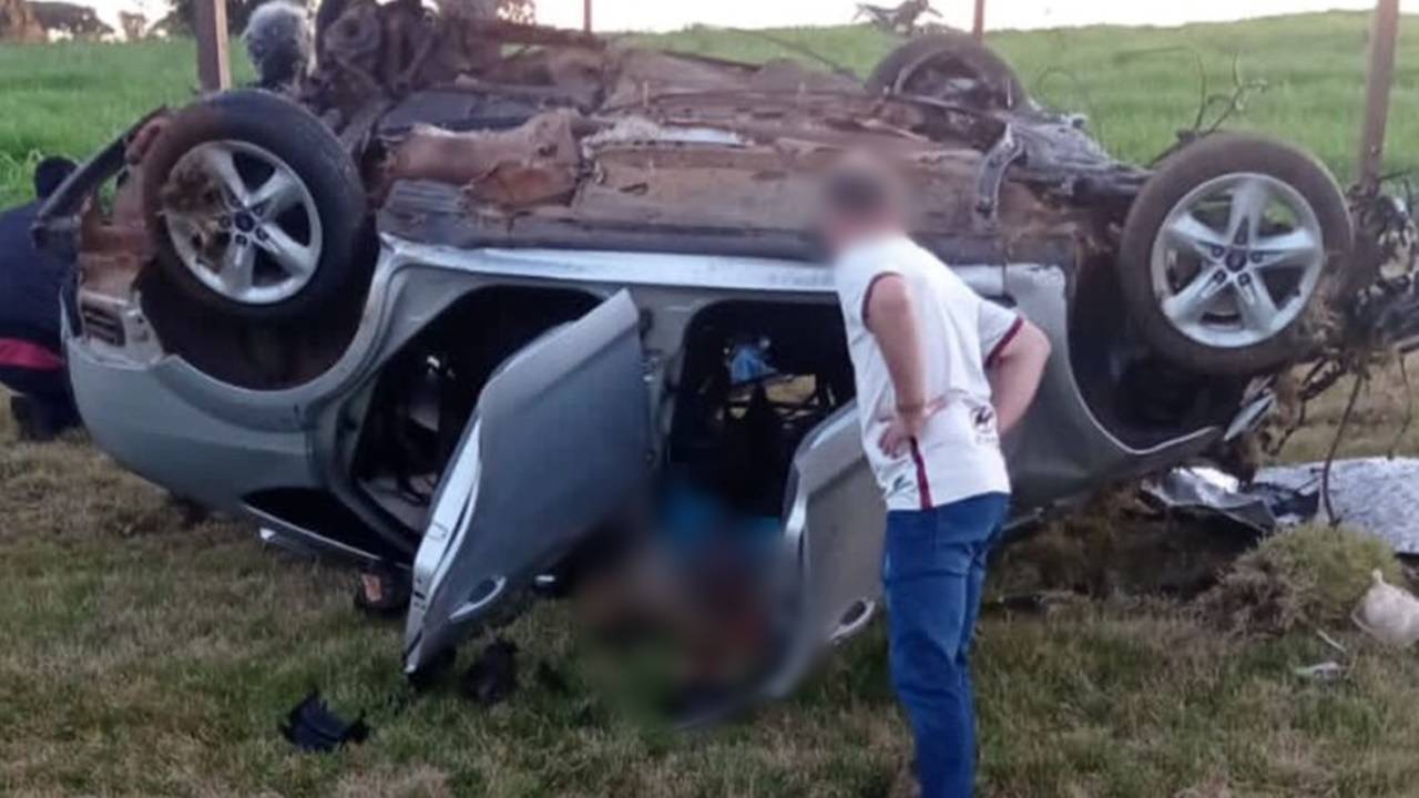 Gravíssimo acidente deixa uma vítima fatal e cinco feridos na PR-459 entre Palmas e Mangueirinha